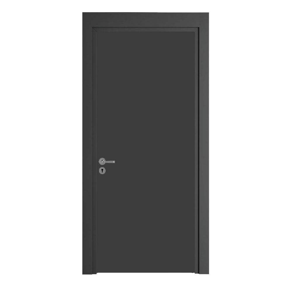 Melamin Kaplı Oda Kapısı Antrasit Antrasit Kasa