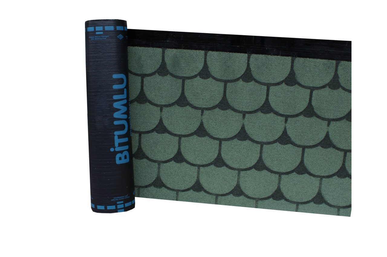 Shingle Pattern Green Membrane