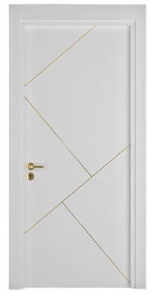 Melamine Faced White Gold Yellow Box 14 cm WC Door Fugalei