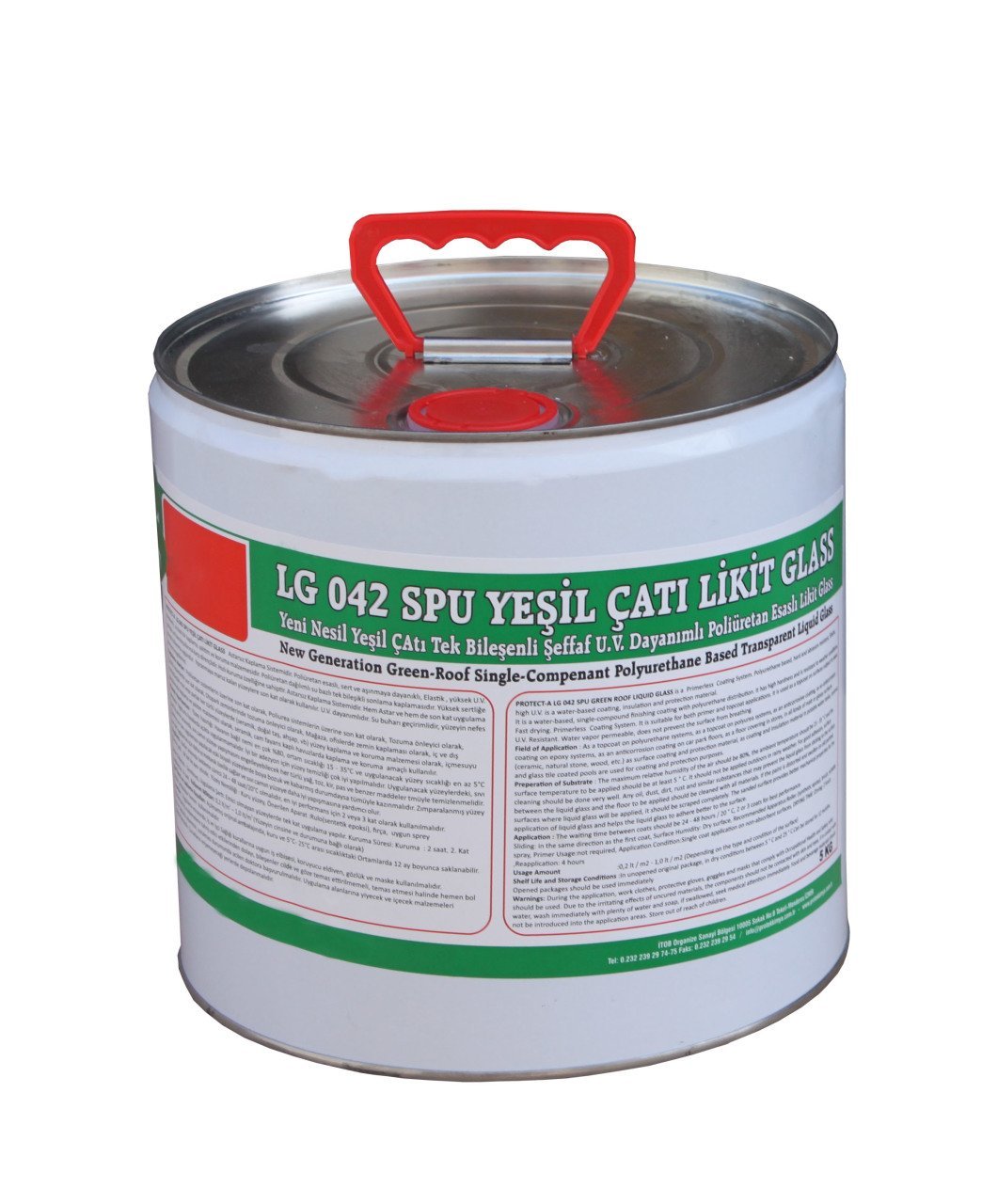 Flex Transglass 1K PU Esaslı UV Dayanımlı Şeffaf  5kg