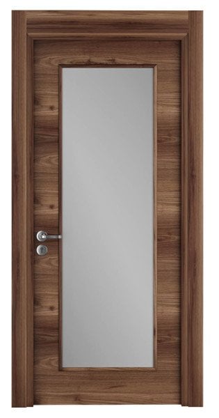 Melamine Faced Glass Room Door Madran