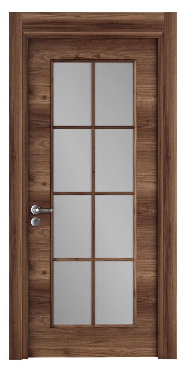 Melamine Faced Glass Room Door Madran