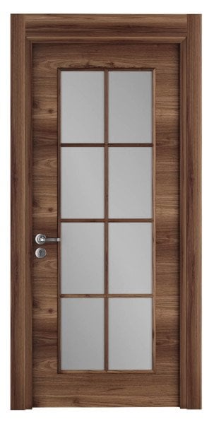 Melamine Faced Glass Room Door Madran