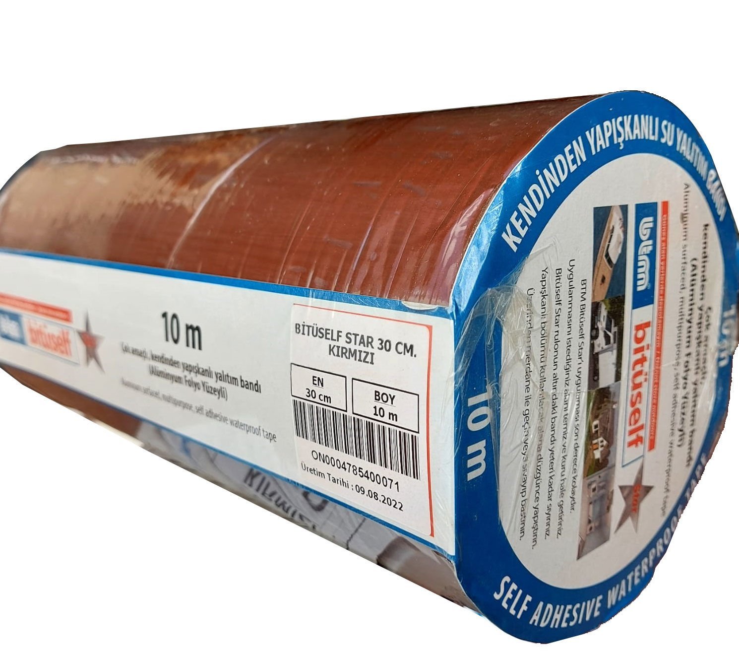 Kendinden Yapışkanlı Su Yalıtım Bandı 30CM - KIRMIZI