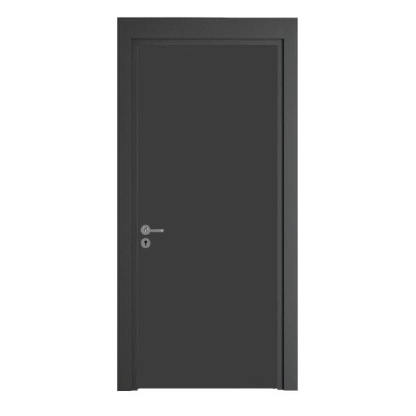 Melamin Kaplı Oda Kapısı Antrasit Antrasit Kasa