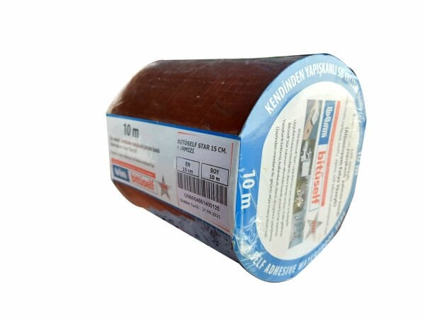 Kendinden Yapışkanlı Su Yalıtım Bandı KIRMIZI - 15CM
