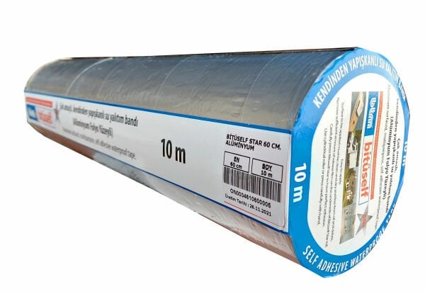 Kendinden Yapışkanlı Su Yalıtım Bandı 60CM - ALÜMİNYUM